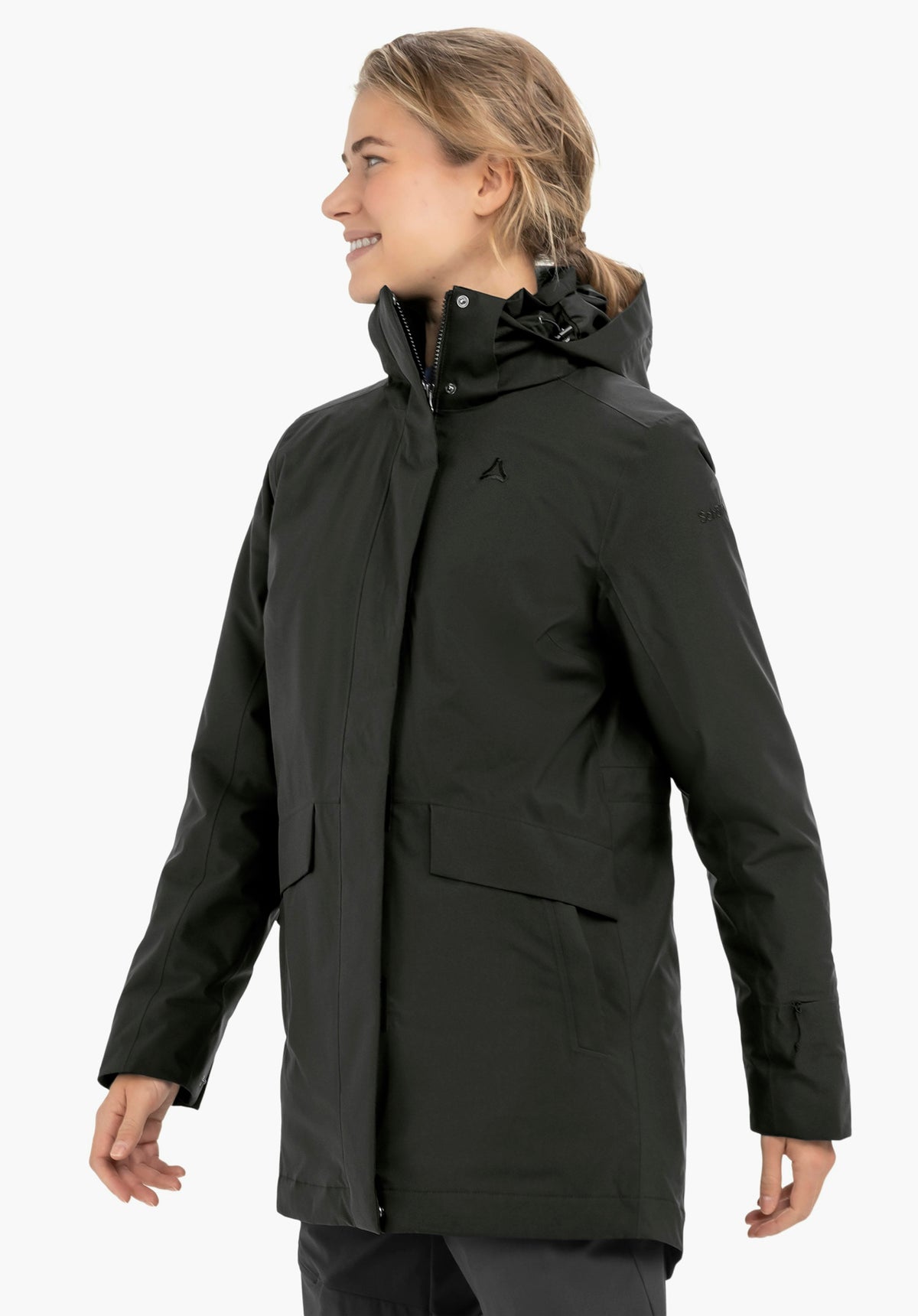 Schöffel 3in1 Parka Style Borkol WMS Damen – große Größen Schwarz - Ansicht 4