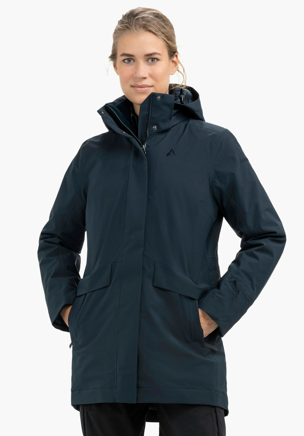 Schöffel 3in1 Parka Style Borkol WMS Damen – große Größen Blau - Ansicht 1