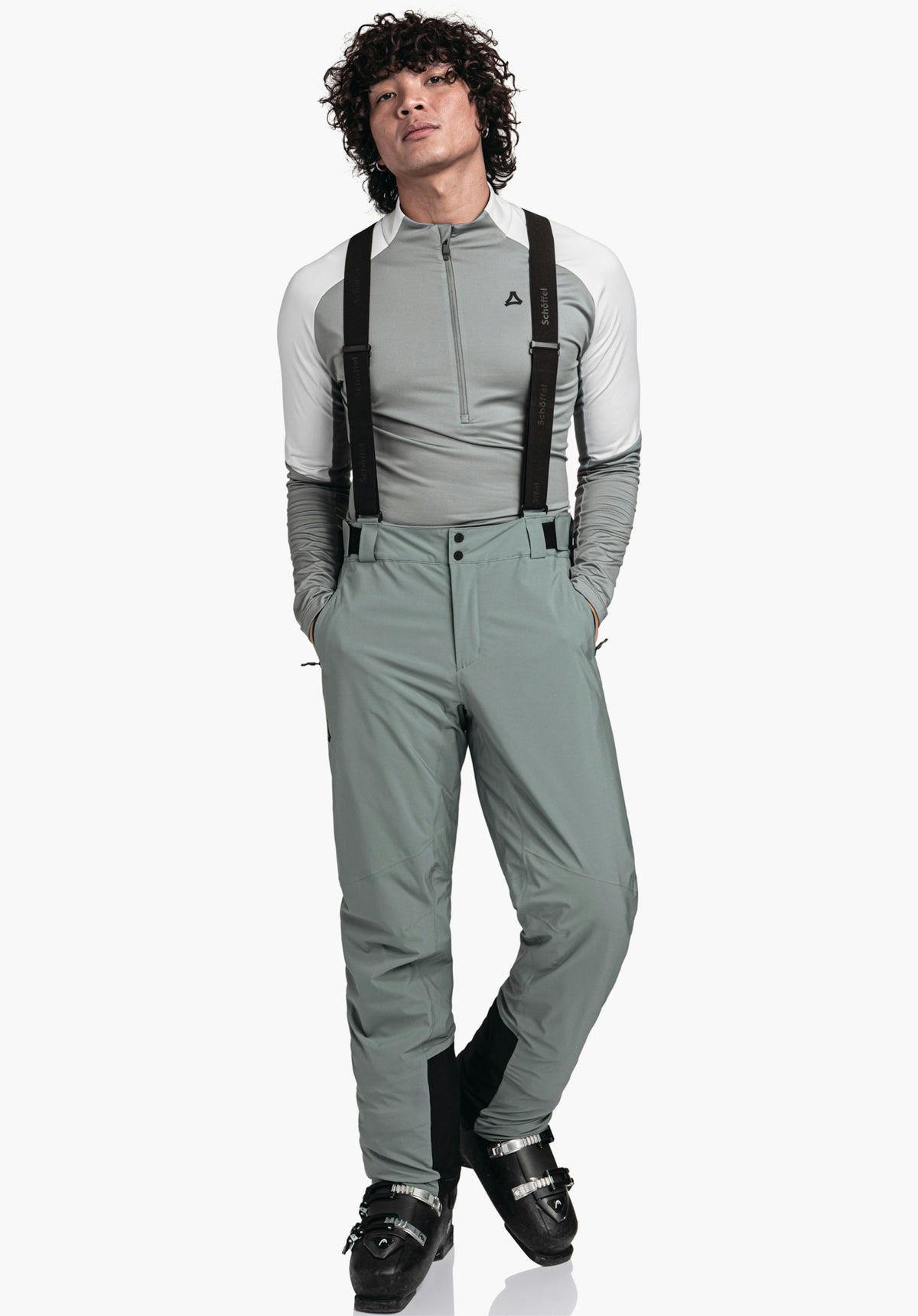 Schöffel Pants Style Pine MNS Herren – große Größen Grau - Ansicht 1
