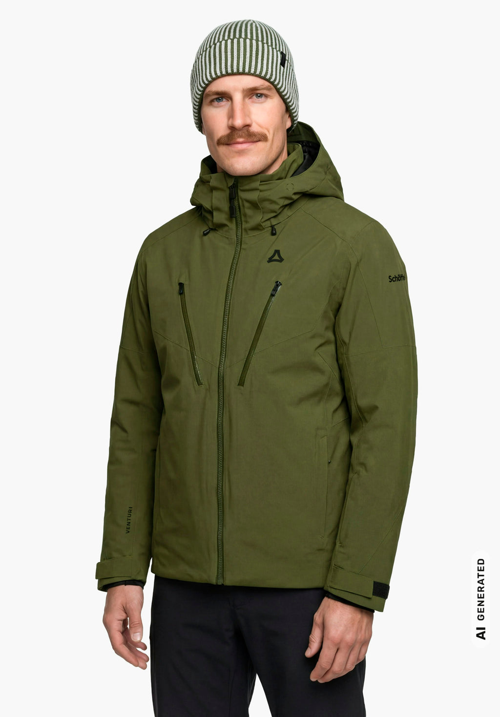 Schöffel Jacket Style Skuta MNS Herren – große Größen Grün - Ansicht 1