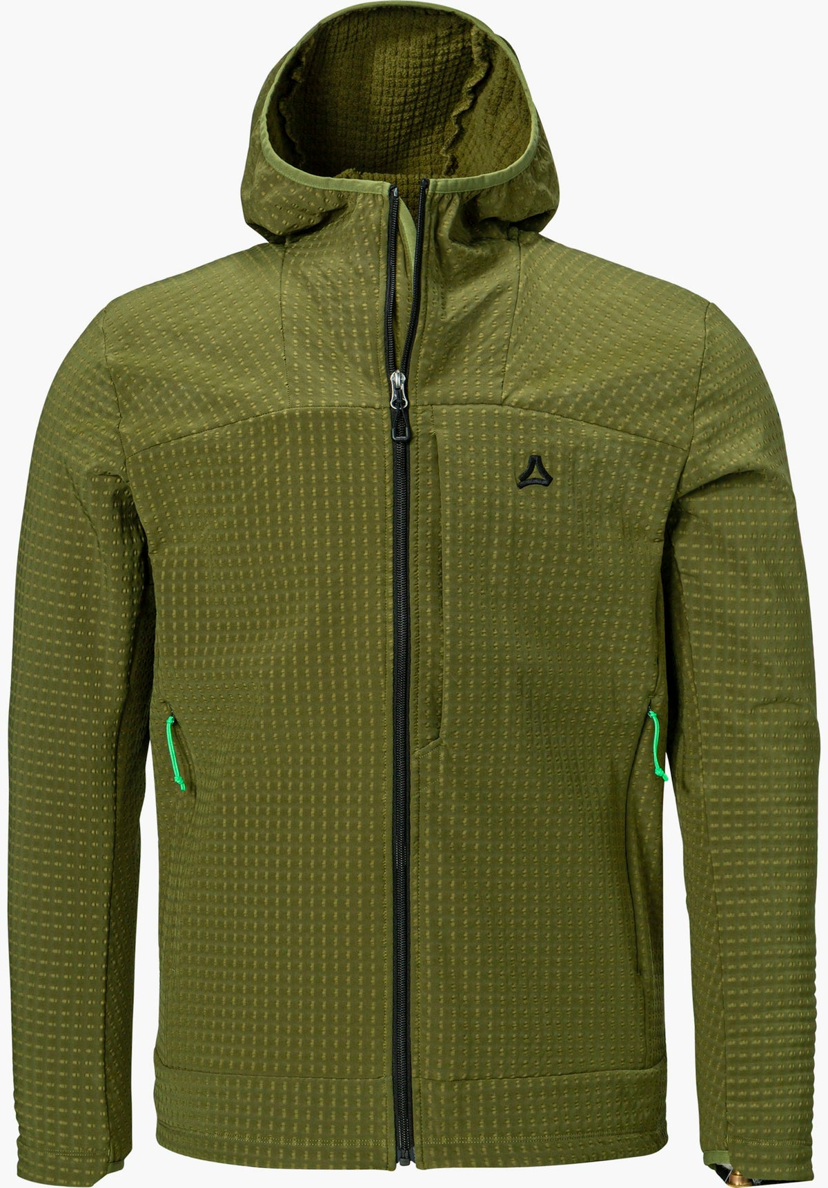 Schöffel Fleece Hoody Style Enixa MEN Herren – große Größen Grün - Ansicht 4