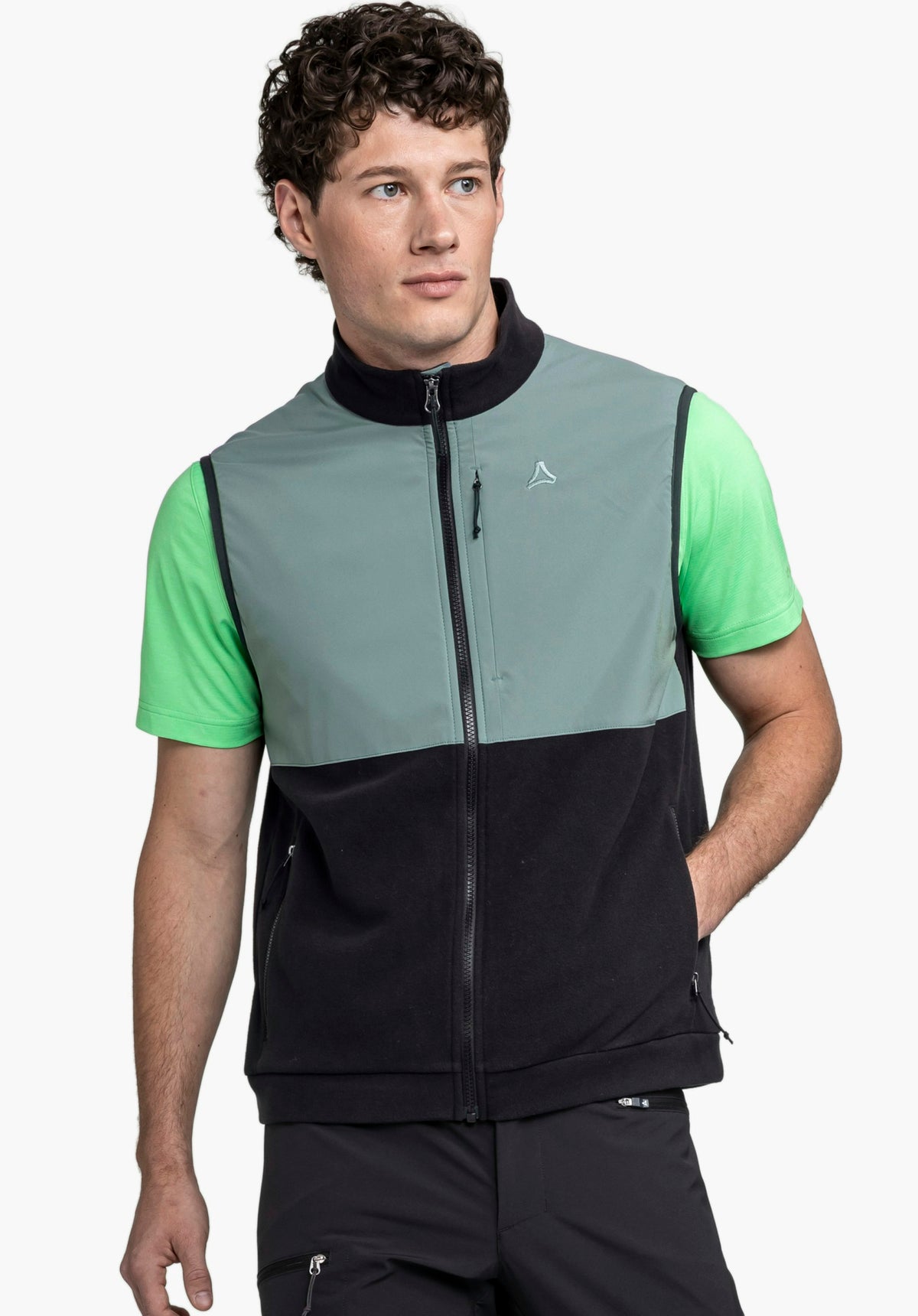 Schöffel Fleece Vt Style Ash MEN Herren – große Größen Schwarz - Ansicht 3
