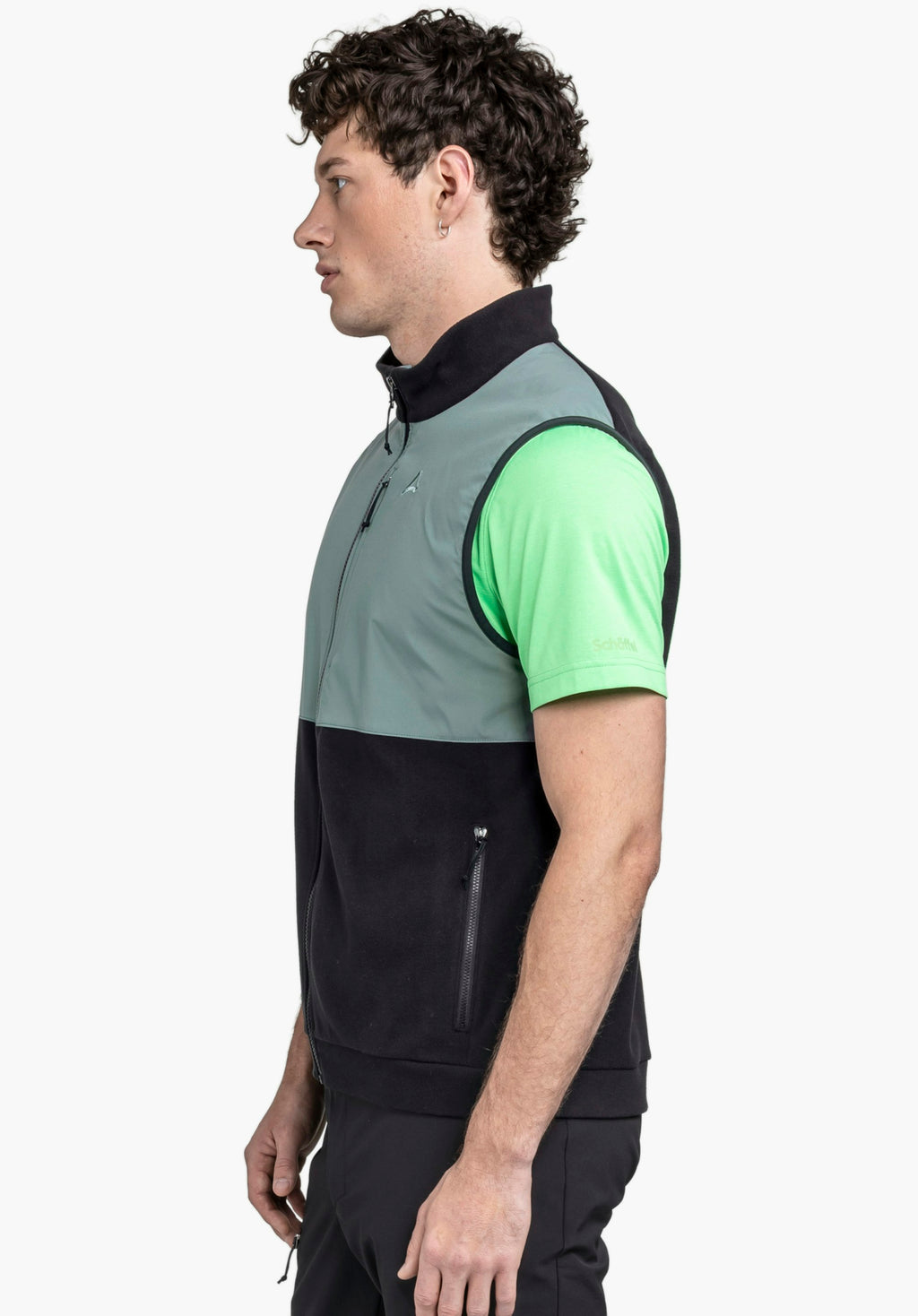 Schöffel Fleece Vt Style Ash MEN Herren – große Größen Schwarz - Ansicht 4