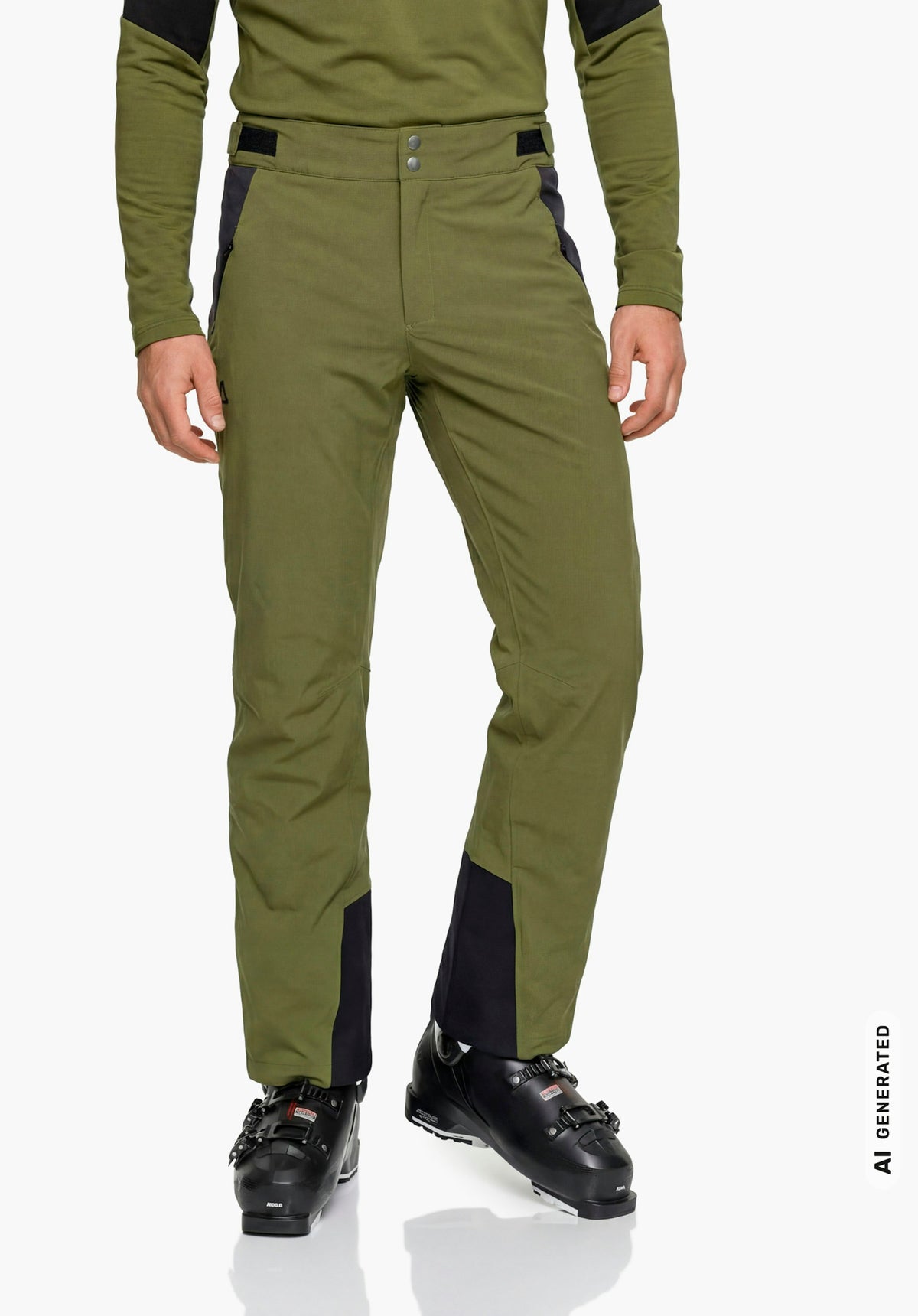Schöffel Pants Style Levivo MEN Herren – große Größen Grün - Ansicht 1
