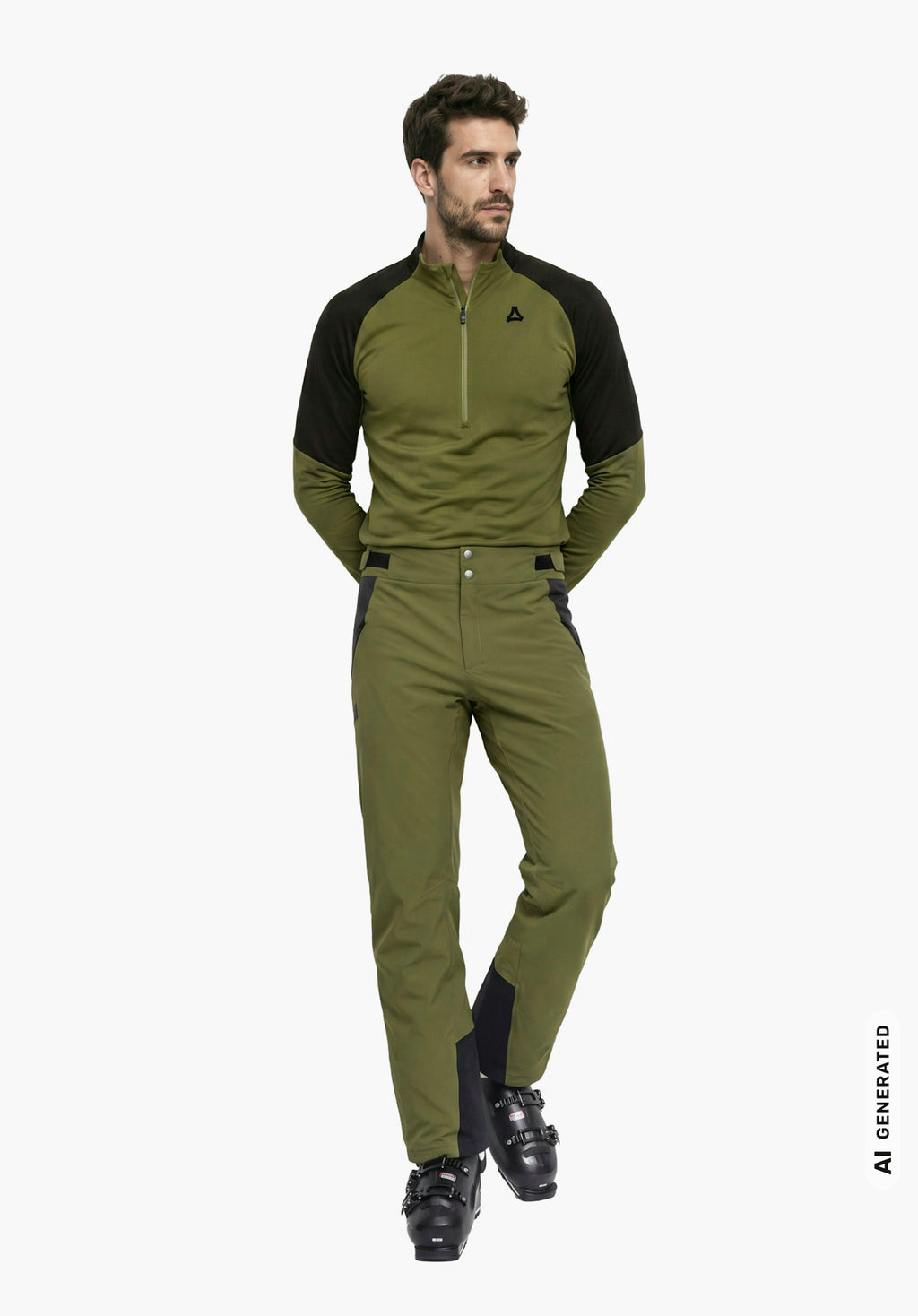 Schöffel Pants Style Levivo MEN Herren – große Größen Grün - Ansicht 3