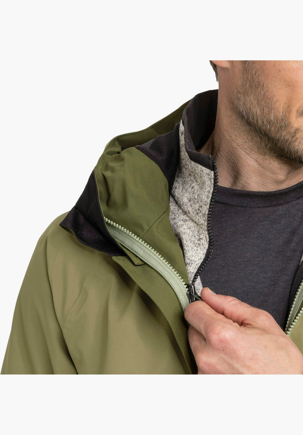 Schöffel Jacket Style Yew MEN Herren – große Größen Grün - Ansicht 3