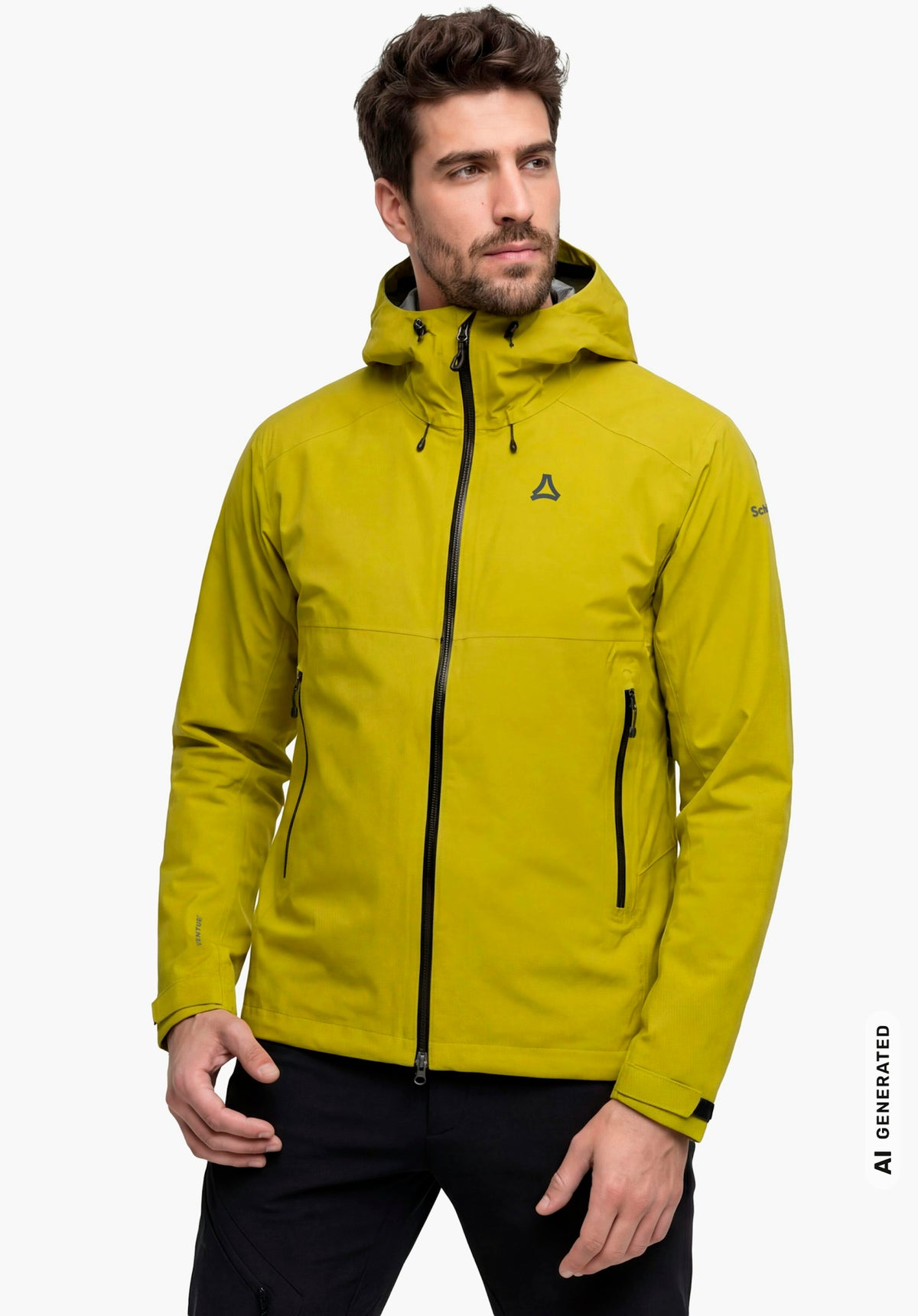 Schöffel Jacket Style Cascata MEN Herren – große Größen Gelb - Ansicht 1