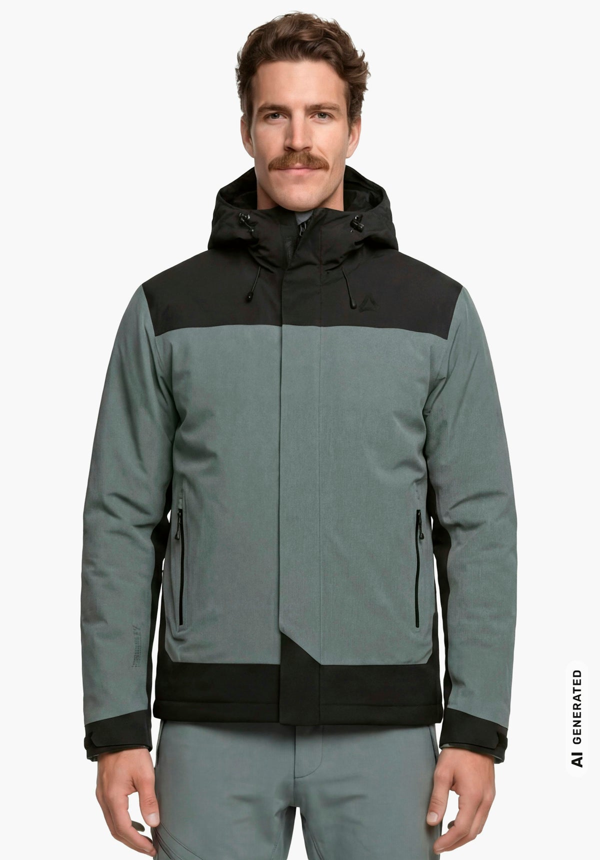 Schöffel 3in1 Jacket Style Refoca MEN Herren – große Größen Grau - Ansicht 1