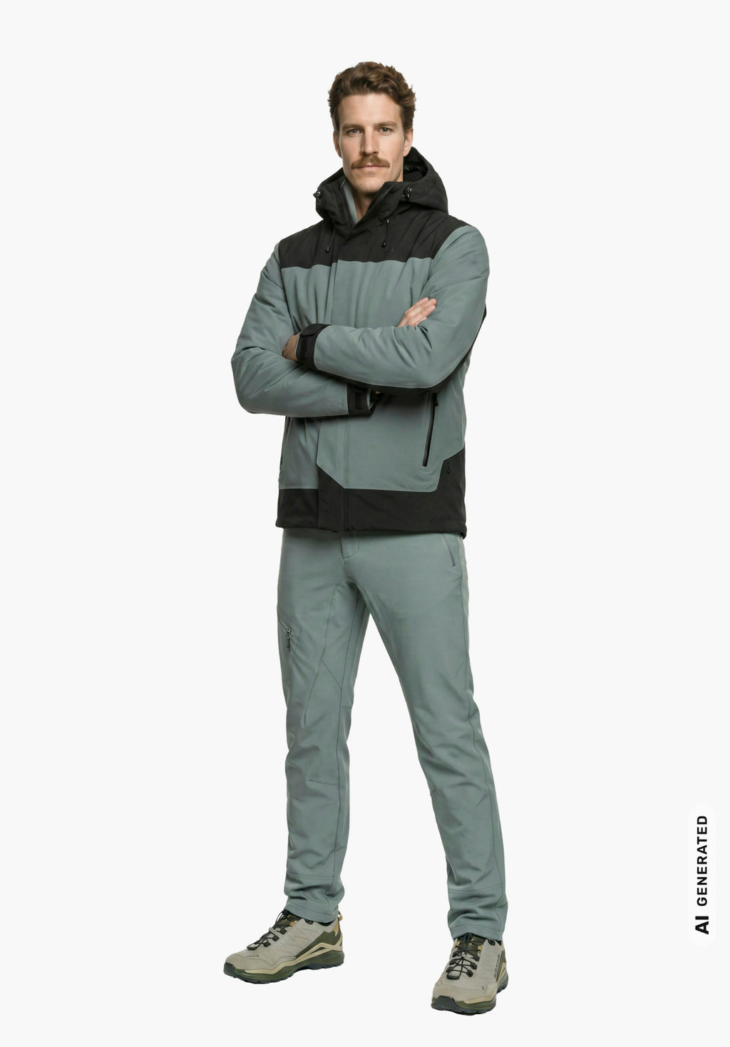 Schöffel 3in1 Jacket Style Refoca MEN Herren – große Größen Grau - Ansicht 3