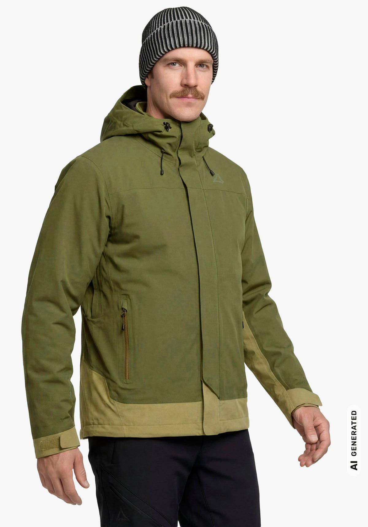 Schöffel 3in1 Jacket Style Refoca MEN Herren – große Größen Grün - Ansicht 1