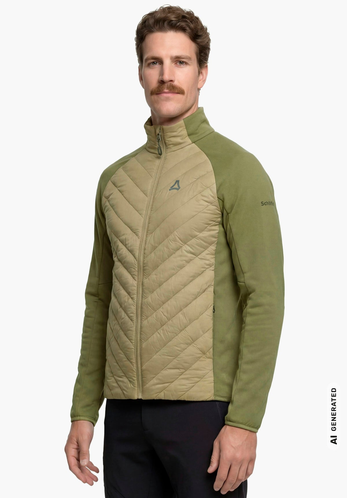 Schöffel Hy Down Jk Style Cascata MEN Herren – große Größen Grün - Ansicht 3