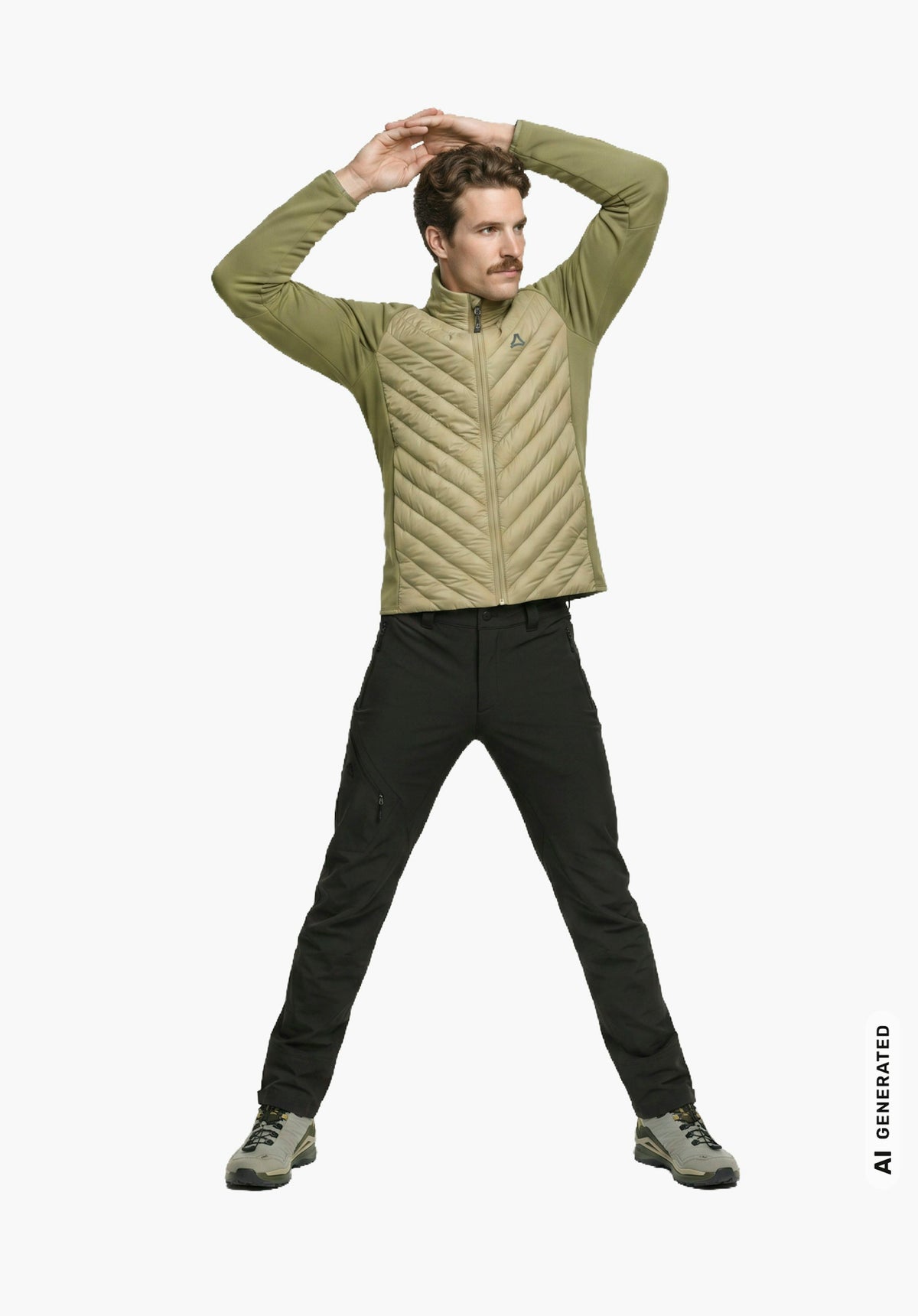 Schöffel Hy Down Jk Style Cascata MEN Herren – große Größen Grün - Ansicht 4
