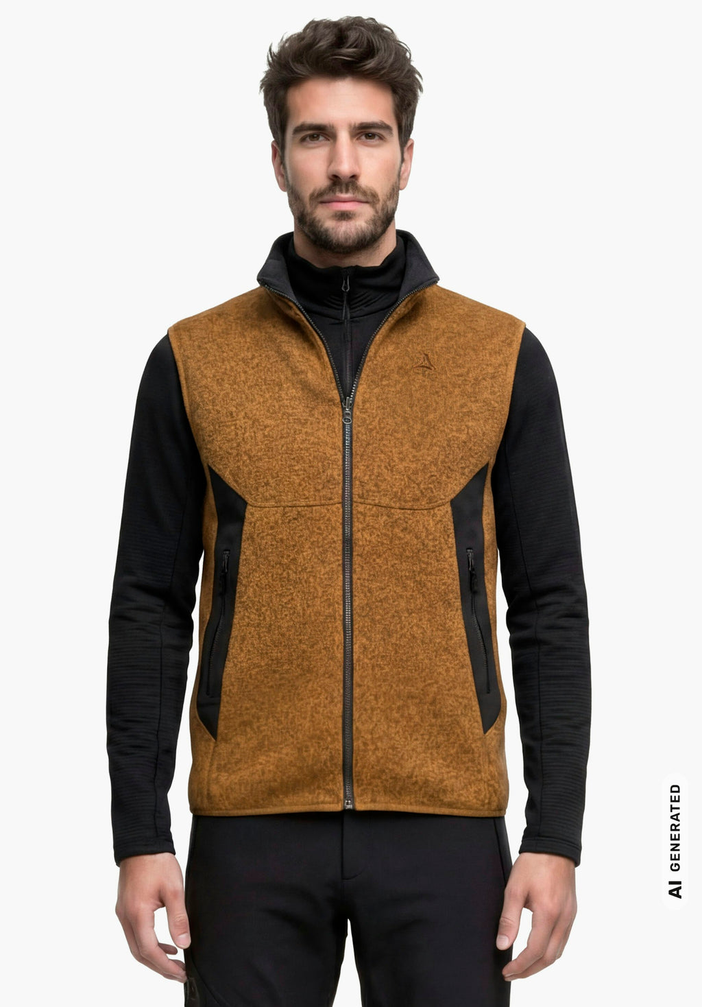 Schöffel CIRC Fleece Vt Style Yew MEN Herren – große Größen Braun - Ansicht 1