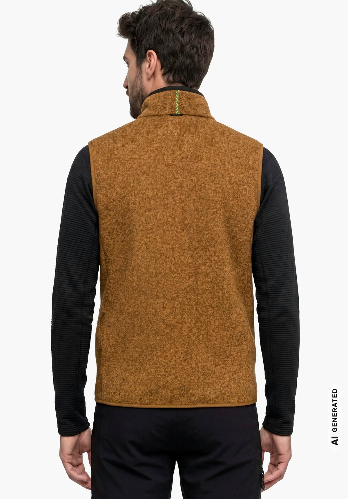 Schöffel CIRC Fleece Vt Style Yew MEN Herren – große Größen Braun - Ansicht 2