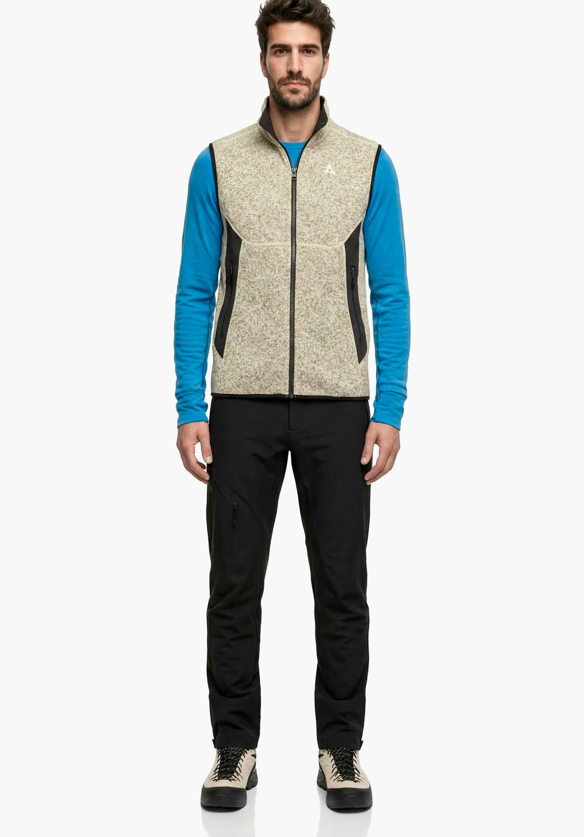 Schöffel CIRC Fleece Vt Style Yew MEN Herren – große Größen Beige - Ansicht 3