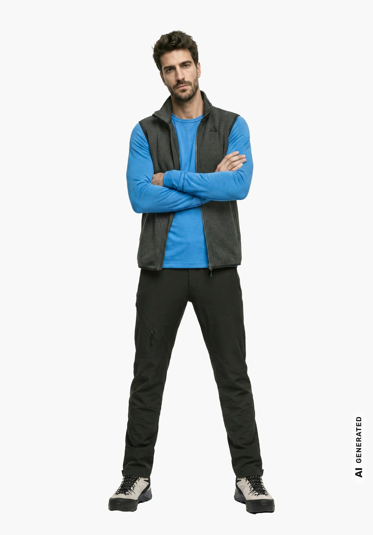 Schöffel CIRC Fleece Vt Style Yew MEN Herren – große Größen Schwarz - Ansicht 3
