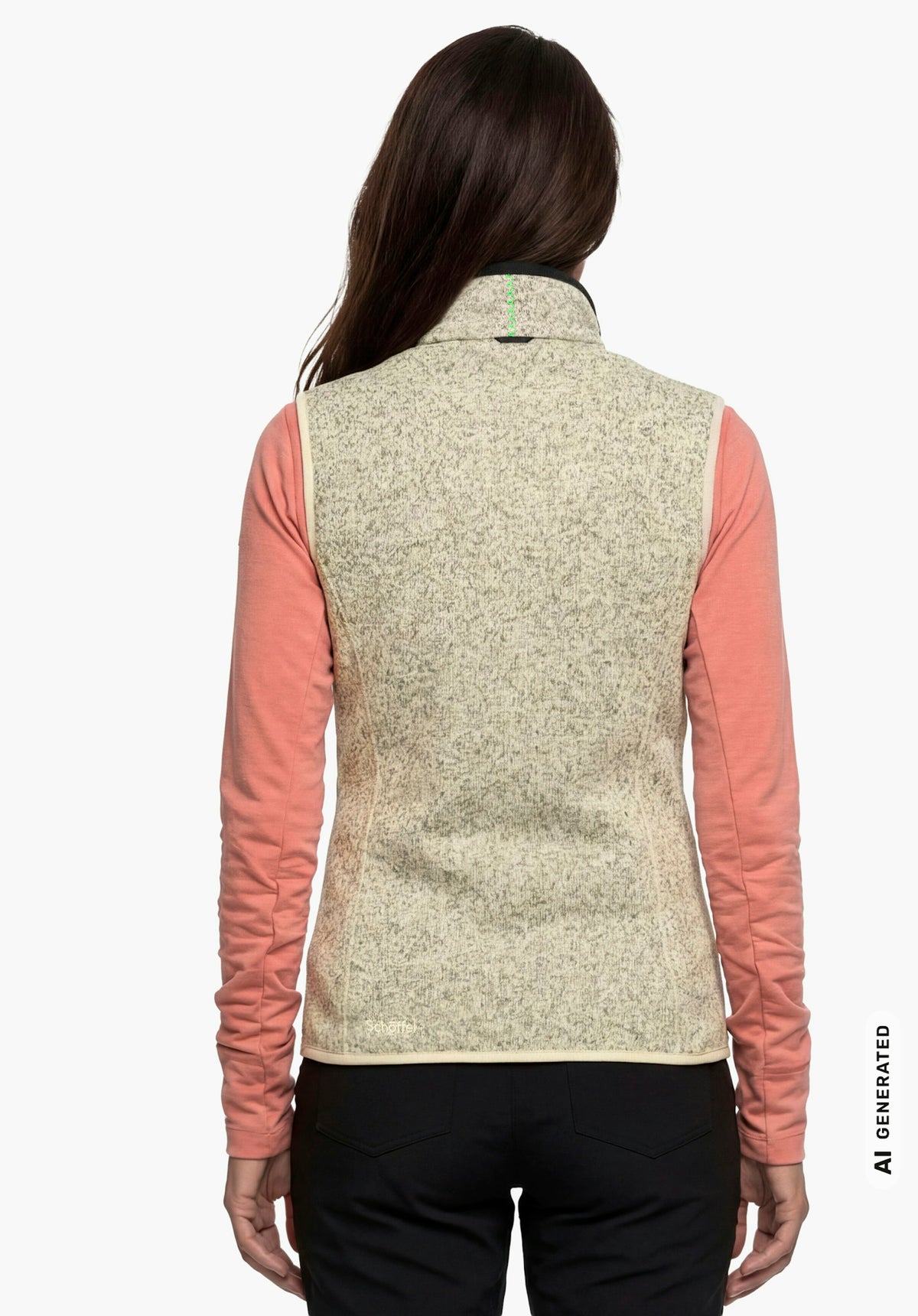 Schöffel CIRC Fleece Vt Style Yew WMN Damen – große Größen Beige - Ansicht 2