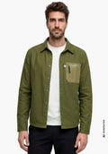Schöffel Overshirt Style Kalmor MEN Herren – große Größen Grün - Ansicht 1