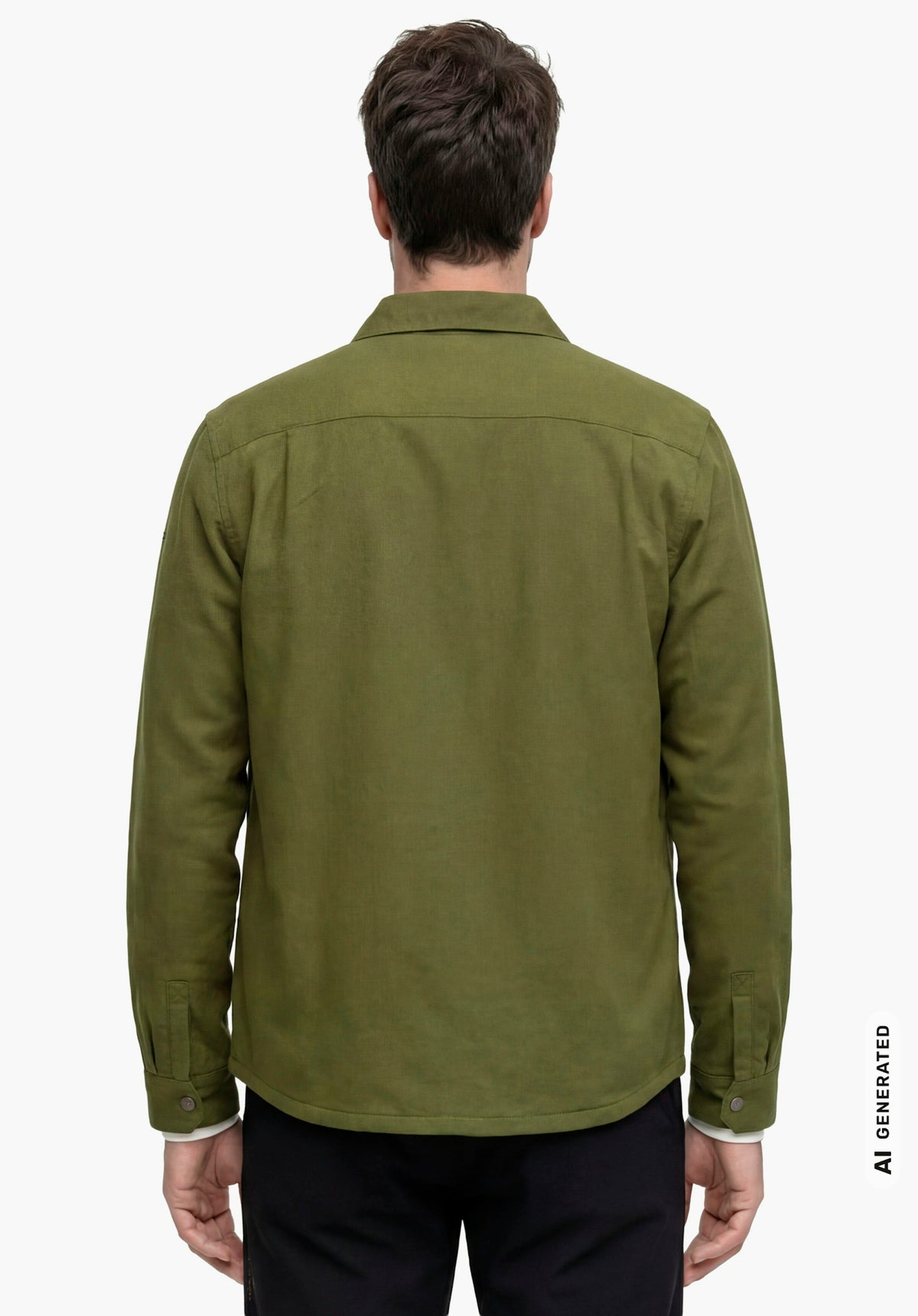 Schöffel Overshirt Style Kalmor MEN Herren – große Größen Grün - Ansicht 2