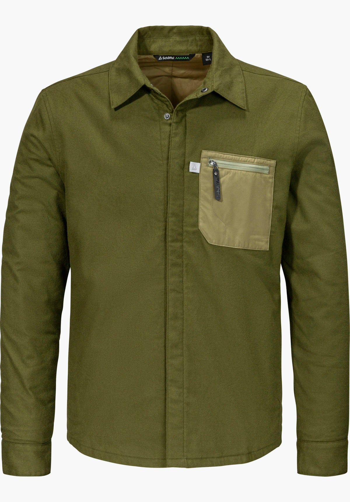 Schöffel Overshirt Style Kalmor MEN Herren – große Größen Grün - Ansicht 4