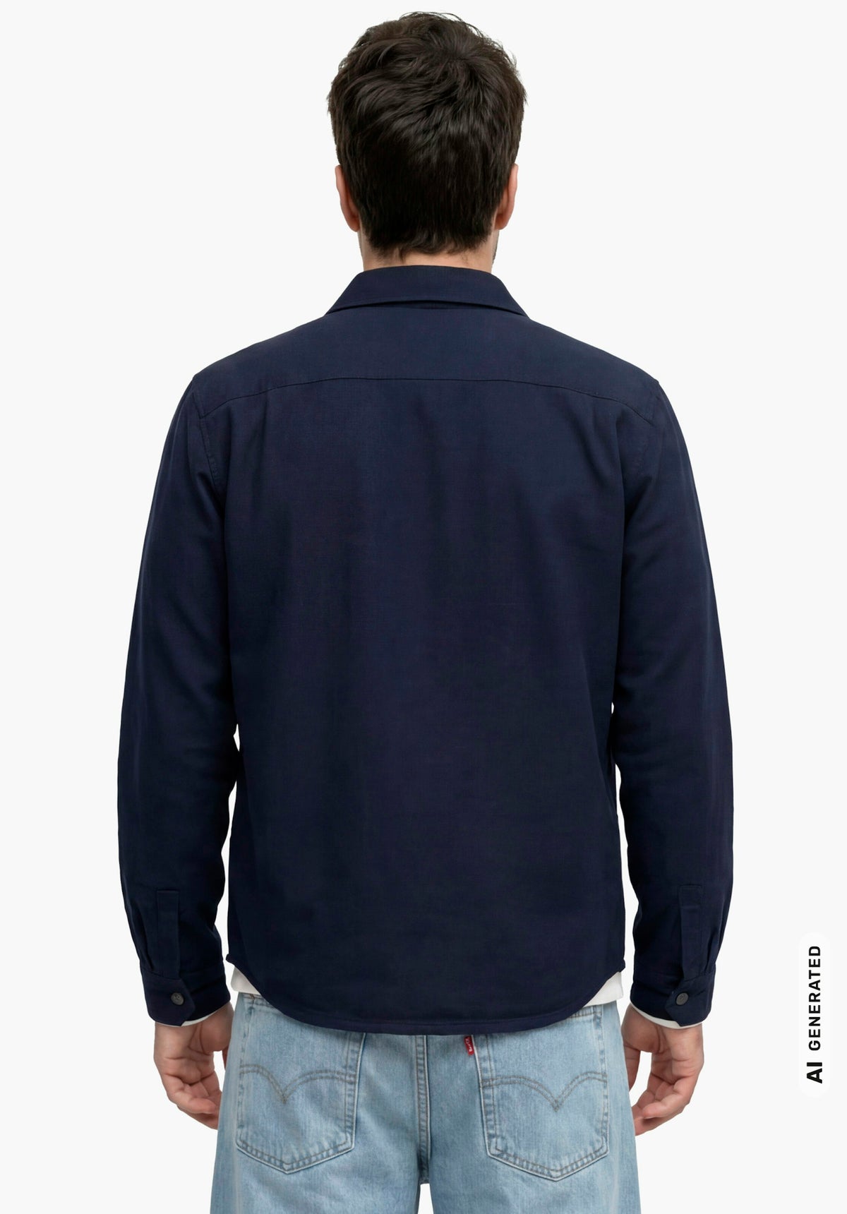 Schöffel Overshirt Style Kalmor MEN Herren – große Größen Blau - Ansicht 2