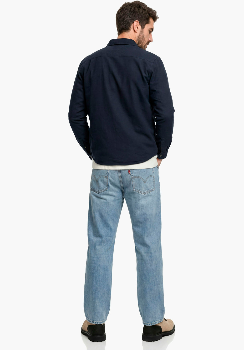 Schöffel Overshirt Style Kalmor MEN Herren – große Größen Blau - Ansicht 4