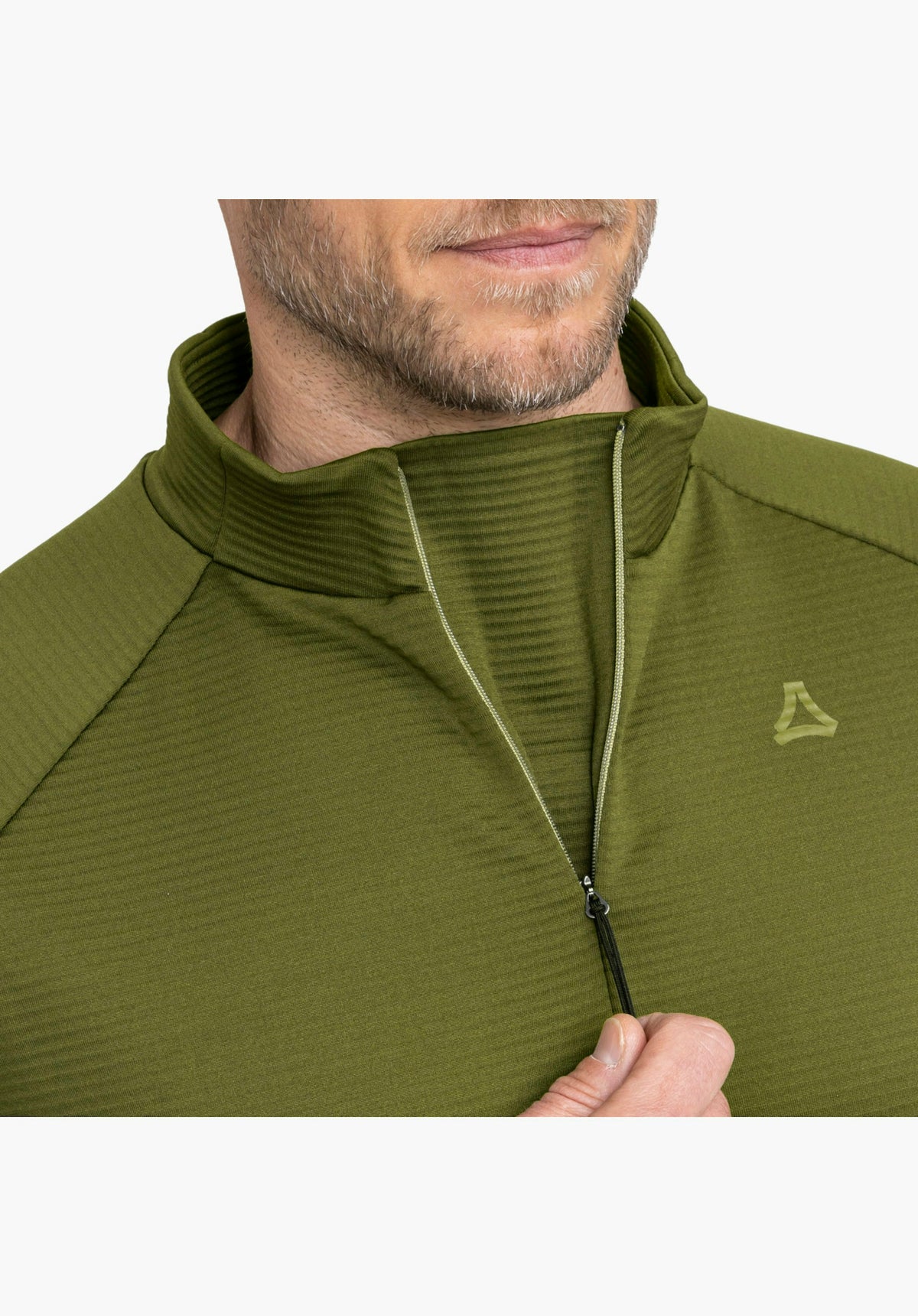Schöffel Longsleeve Style Energio MEN Herren – große Größen Grün - Ansicht 4