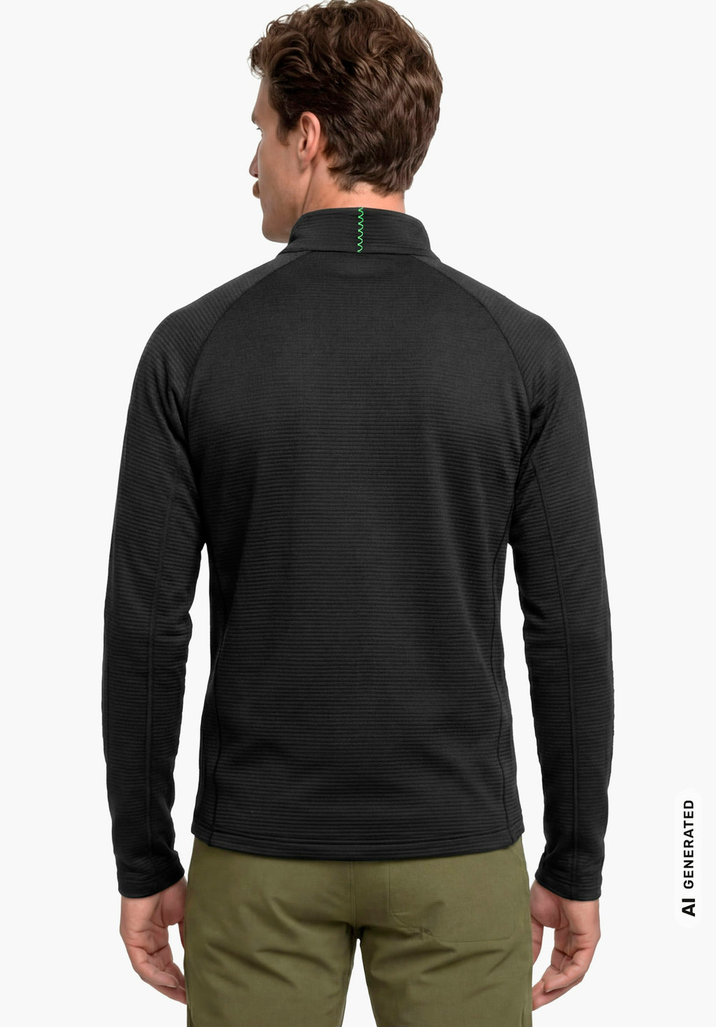 Schöffel Longsleeve Style Energio MEN Herren – große Größen Schwarz - Ansicht 2