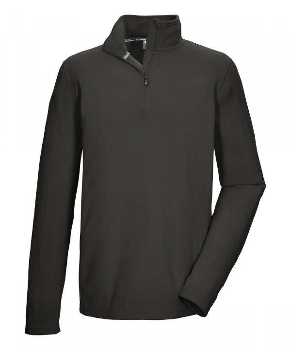 Killtec Fleeceshirt KSW 100 Grünanthrazit