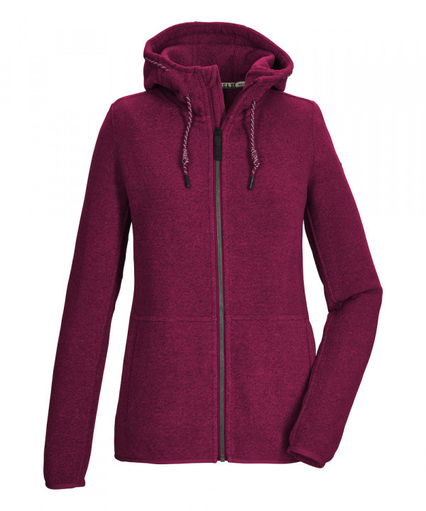 G.I.G.A. DX Strickfleecejacke GW 19 Dunkel himbeere
