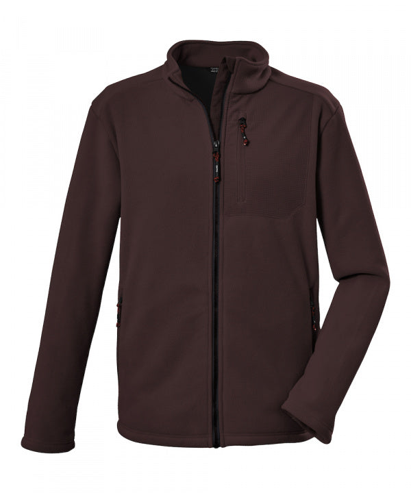 Killtec Fleecejacke KOW 485 Mahagoni