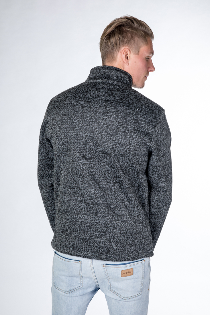 Sweater-Jacke Herren DEPROC WHITEFORD Men Farbe: grey-white mottled Größe: S